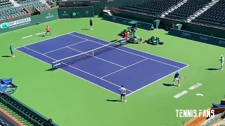 Rafael Nadal Practice with Korda - Indian Wells 2022 (HD)