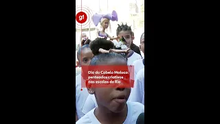 Dia do Cabelo Maluco: penteados criativos nas escolas do Rio #g1