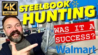 STEELBOOK HUNTING at WALMART | WAS IT A SUCCESS? | 4K movie hunting | 💸