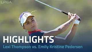 Solheim Cup Highlights | Lexi Thompson vs. Emily Kristine Pedersen