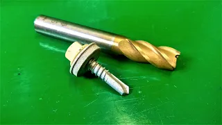 A self-tapping screw instead of a milling cutter. My new invention.