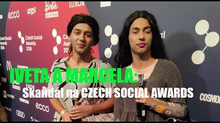 IVETA A MARCELA - Skandál na Czech Social Awards 2019