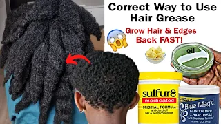 How To Use Sulfur8 & Blue Magic Grease To Double Hair Growth|Grow Long Hair & Prevent Hair Breakages