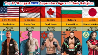 Top 70 WWE Superstars Age and their Religion from Different Countries | WWE Comparison Video