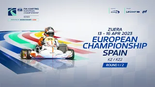 FIA Karting European Championship KZ / KZ2 Round 1 Zuera / Spain (Saturday)