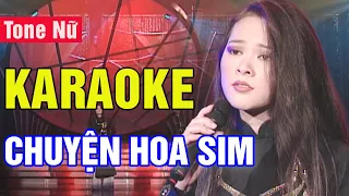 Chuyện Hoa Sim Karaoke Tone Nữ | Như Quỳnh | Asia Karaoke Beat Chuẩn