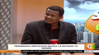 John Kinuthia (CHESS Executive Chair) on Citizen TV Live - Security and Safety (Part 1 of 3) Swahili