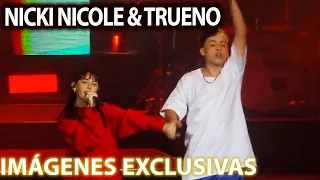 😍MORIMOS DE AMOR😍 Nicki Nicole y Trueno a los besos arriba del escenario 🔥Imágenes Exclusivas🔥