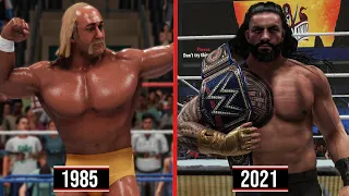 All Wrestlemania Main Event Winners! 1985 - 2021 (WWE 2K)