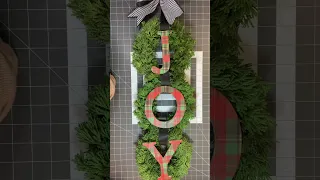 How to Make a Christmas Wreath | How to Decoupage | #shorts #julieswreathboutique
