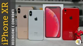 Recensione IPHONE XR e confronto Apple iPhone XS e X