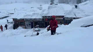 30 January 2023 || Again Heavy Snowfall In Gulmarg Kashmir || Teli Tanveer blogs