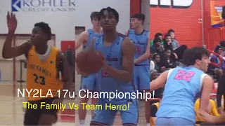 NY2LA 17u Championship! Two EYBL Teams! Team Herro Vs The Family! Full Highlights!