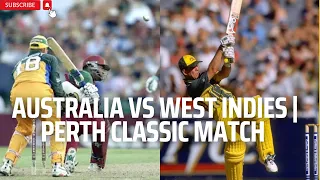 1996-97 Carlton & United Series | Australia vs West Indies | 10th Match, Perth | Classic Match