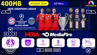 eFootball PES 2023 PPSSPP 400MB New Updates Full Winter Transfers Real Faces New Kits & Graphics 4K