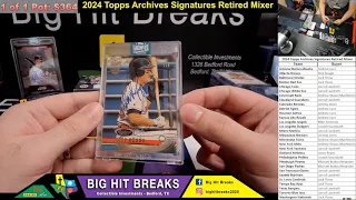 2024 Topps Archives Signatures Retired Mixer - Wade Boggs & Rafael Palmeiro Archives Sigs 1/1's