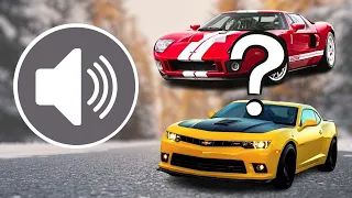 Guess The American Car By The Sound Quiz