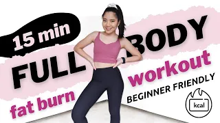 BEST FULL BODY WORKOUT to BURN FAT ♡ 15 min Low Impact HIIT ♡ CALORIE BURN!