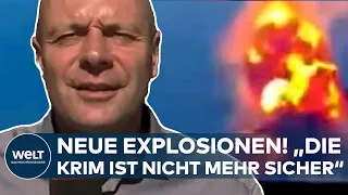 PUTINS KRIEG: Neue Explosionen auf der annektierten Halbinsel! "Die Krim ist nicht mehr sicher"