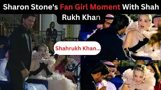 Sharon Stone's Fan Girl Moment With Shah Rukh Khan At Red Sea Film Festival 2022 | #bollywood