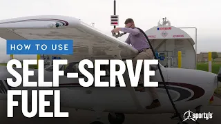 How to use self-serve fuel facilities at the airport – Sporty's Private Pilot training tips