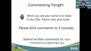 Public Listening Session - Draft of the Michigan Healthy Climate Plan - February 8, 2022