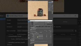 🔥Fastest Render with Arnold renderer | Arnold Render Settings in 3ds Max 2024 #shorts #3dsmax #3dart