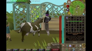 OldSchool RuneScape - How to change default teleport animation to a kick from a cow (OSRS)