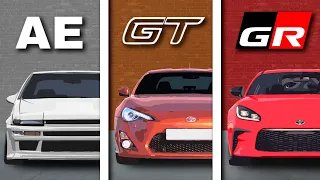 Toyota AE86 VS GT86 VS GR86 | Car Comparison