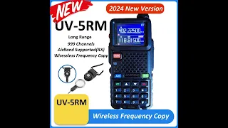 Baofeng UV-5RM Multi Band Radio Wireless Air Band One Key Fast Frequency Copy Vox Scrambler 999Ch