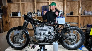 FIRST START after 3 Years of Building this Custom BMW R80