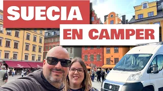 SUECIA en CAMPER 🚐 | Descubrimos Estocolmo y sus curiosidades|  Europa en furgo Ep. 62