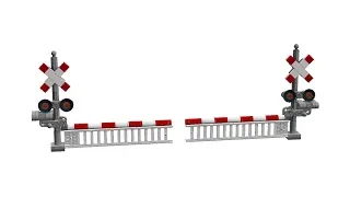 LEGO Train - Signaux de croisement - Railroad Crossing Signals MOC