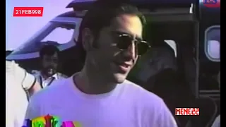 Alejandro Fernández aterriza por primera vez en El Salvador, 1998
