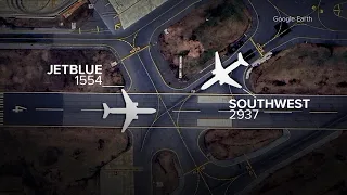 Boston-bound JetBlue plane, Southwest jet nearly collide in DC