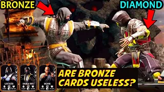 MK Mobile. Bronze Cards in 2022. Are They Completely Useless? BRONZE vs. DIAMOND.