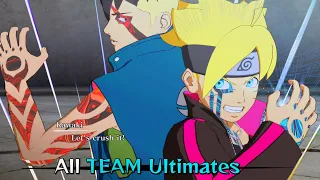 All New TEAM ULTIMATE JUTSUS (4k 60fps) - Naruto X Boruto Ultimate Ninja Storm Connections