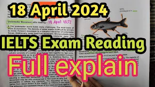 IELTS reading tips and tricks 18 April 2024 ielts exam Reading ans |  FOLLOW Keyword STRETEGY