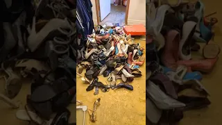 Cleaning my shoe closet