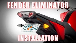 How to install Fender Eliminator on a 2014-2016 Yamaha FZ-09 by TST Industries