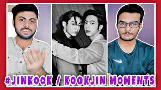 PAKISTANI REACTION ON #JINKOOK / #KOOKJIN RARE MOMENTS | CUTE EDITS | JIN & JUNGKOOK