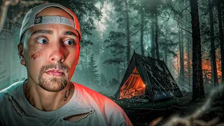 CAMPING TRIP GONE WRONG INSIDE OF TERRIFYING FOREST (Very Scary)