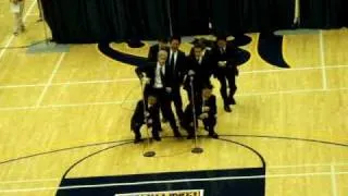 UC Men's Octet homecoming rally