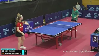 Josephina Neumann (GER) vs Chen Min-Hsin (TPE) | U15 QF | 2023 WTT Youth Contender Platja d'Aro