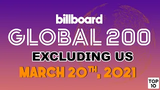 Billboard Global 200 Excl. US Top 10 (March 20th, 2021) Countdown