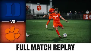 Duke vs. Clemson Full Match Replay | 2023 ACC Men's Soccer
