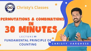 #9 | Fundamental Principle of Counting | Aptitude in 30 Minutes | UPSC CSAT | Christy Varghese