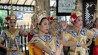 Traditional Thai Dance Performed For Brahma God @ Erawan Shrine - Bangkok Trip Part 19