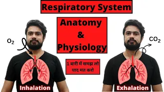Respiratory system anatomy and physiology | Structure | Organs | Functions |  Hindi