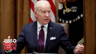 WATCH: 'Any...Russian units move across the Ukrainian border, that is an invasion," says Biden